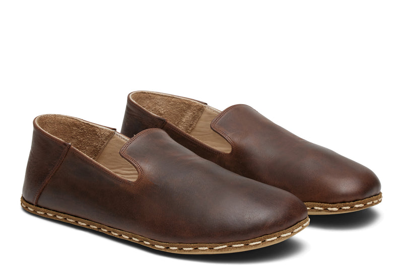 Men's Barefoot Grounding Slip-on Shoes / Coffee