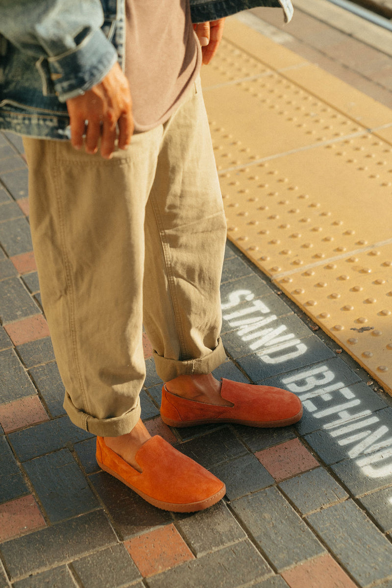 Men's Barefoot Grounding Solace Slip-on Shoes / Terracotta